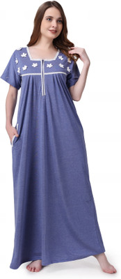 AFFAIR Women Nighty(Blue)