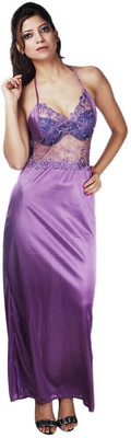 Boosah Women Nighty(Purple)