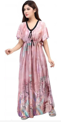 HR creation Women Nighty(Pink)