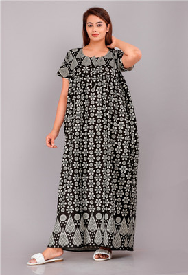 SHREE NAND CREATION Women Nighty(Multicolor)