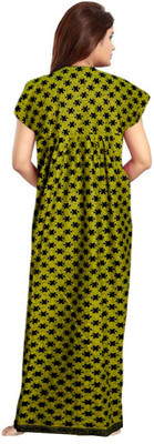 Radison Women Nighty(Green)