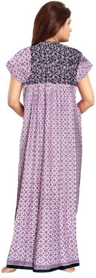 Radison Women Nighty(Pink, Red)