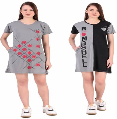 Bombshell Women Nightshirts(Multicolor)