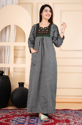 Ruishee Women Nighty(Red)
