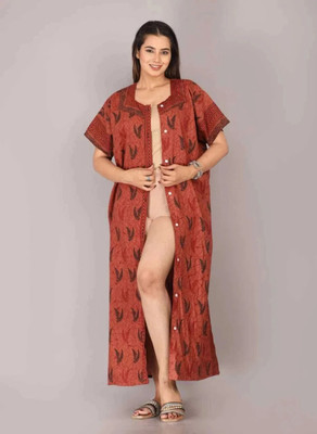 Shakti enterpries Women Nighty(Maroon)