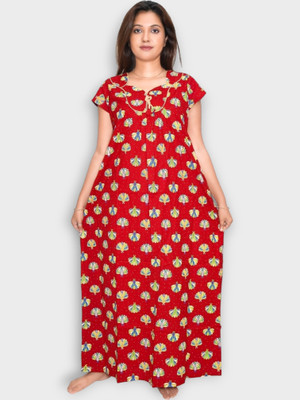 HOC Women Nighty(Red)