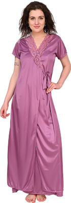 RaatiNightwear Women Nightdress(Green)