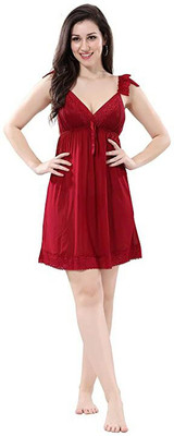 AK ULTIMATE Women Robe and Lingerie Set(Red)