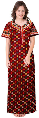 Sharma Distributor Women Nighty(Multicolor)