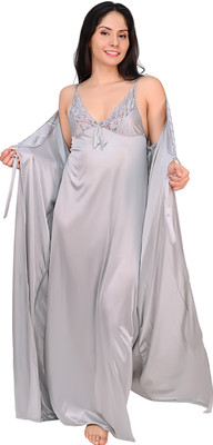 RaatiNightwear Women Nightdress(Green)