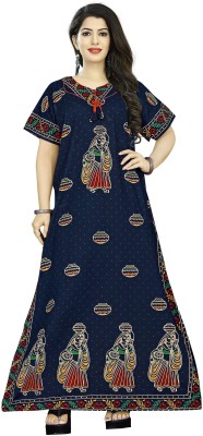 Radhe Shyam Enterprise Women Nighty(Multicolor)