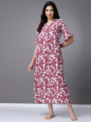 Oomph! Women Nighty(Red)