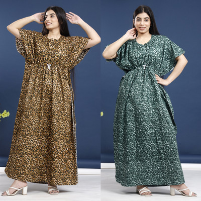 BHOOMI ENTERPRISES Women Nighty(Multicolor)