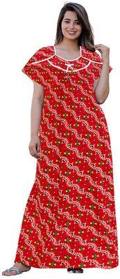 PRIYANSHI ENTERPRISES Women Nighty(Multicolor)
