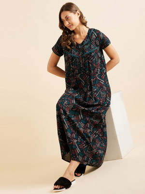 SWEET DREAMS Women Nighty(Multicolor)