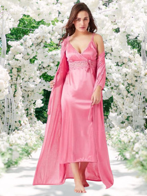 ovida Women Nighty(Pink)