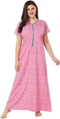 piu Women Nightdress(Pink)