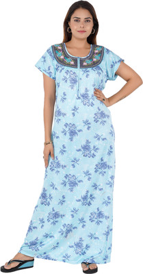 EGET Women Nighty(Blue)