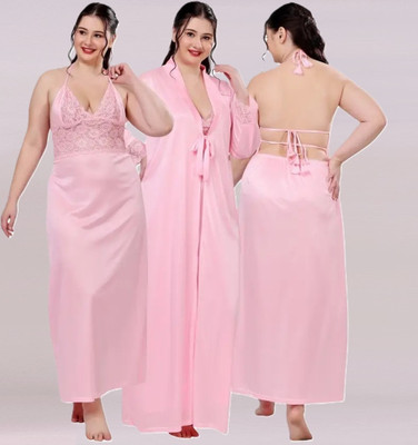 Nw Naughty Wish Women Nighty(Pink)