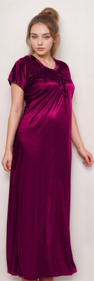 HouseOfCommon Women Nightdress(Purple)