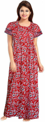 YUKATA Women Nighty(Red)