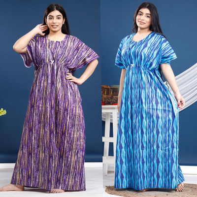 SHREESHYM Women Nighty(Purple)