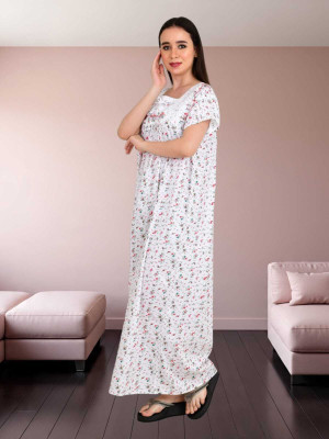 LDHSATI Women Nighty Set(Multicolor)