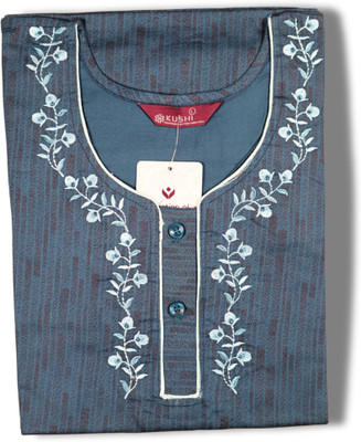 KushiNighties Women Nighty(Blue)