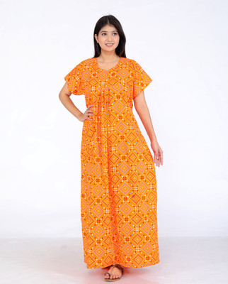 Mithitashu Women Nighty(Multicolor)