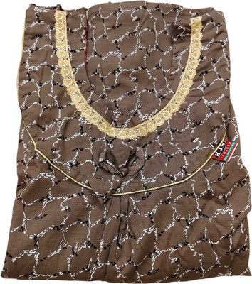 MHIR Women Nighty(Light Blue)