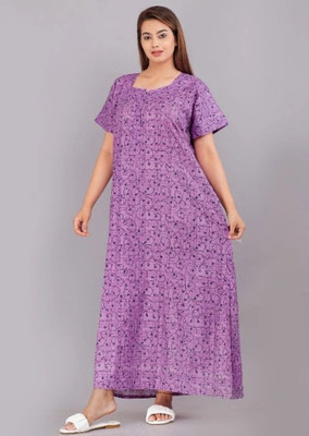 HouseOfCommon Women Nighty(Multicolor)