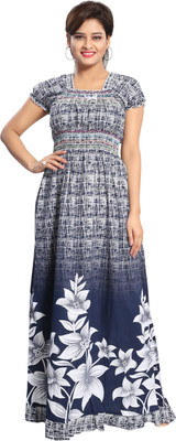 INNER BEATS Women Nighty(Multicolor)