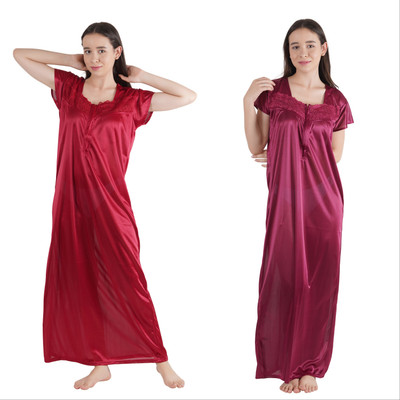 AnkushFashion Women Nighty(Multicolor)