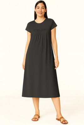 Belive in Yourself Women Nighty(Grey)