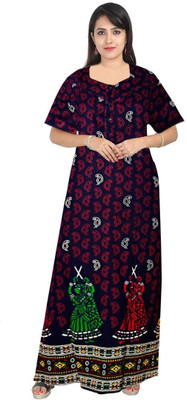 RAGHAVNITYA Women Nighty(Multicolor)