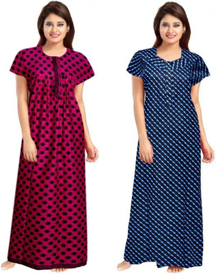 SHREE NAND CREATION Women Nighty(Multicolor)