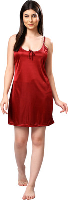Shivfunk Women Nighty(Pink)