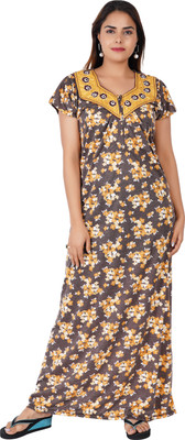 RILO Women Nighty(Yellow)