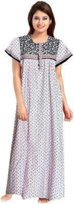 Sharma Distributor Women Nighty(Pink)