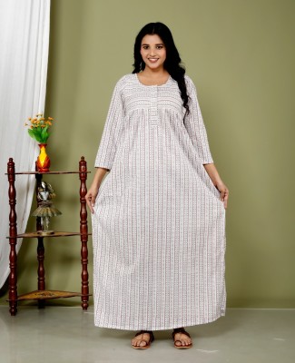 JWF Women Nighty(White)