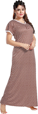 Gutthi Women Nighty(Red)