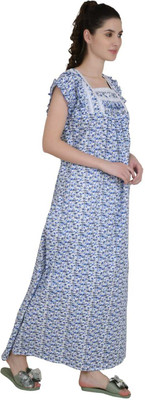 LDHSATI Women Nighty(Blue)