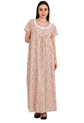 LDHSATI Women Maternity/Nursing Nighty(Grey)