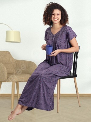 Noty Women Nighty(Purple)