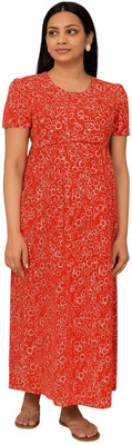 Juana Women Maternity/Nursing Nighty(Multicolor)
