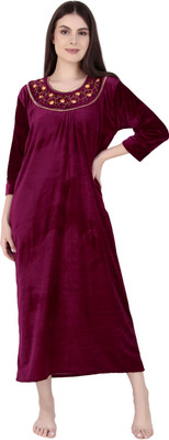 Bombshell Women Nighty(Purple)