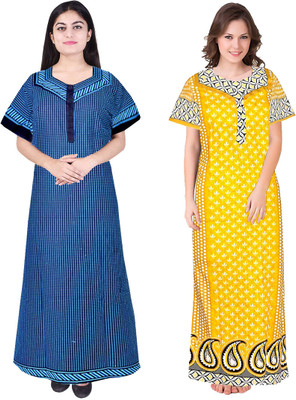 impression Women Nighty(Multicolor)