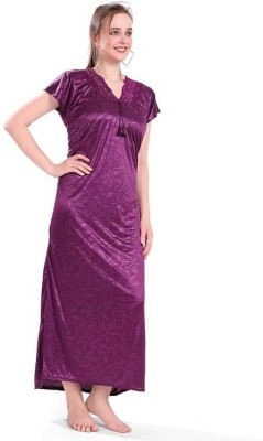 Rani collections Women Nighty(Purple)