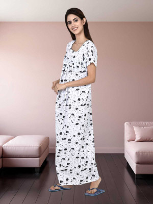 LDHSATI Women Nighty Set(Multicolor)