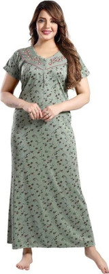 HouseOfCommon Women Nighty(Multicolor)
